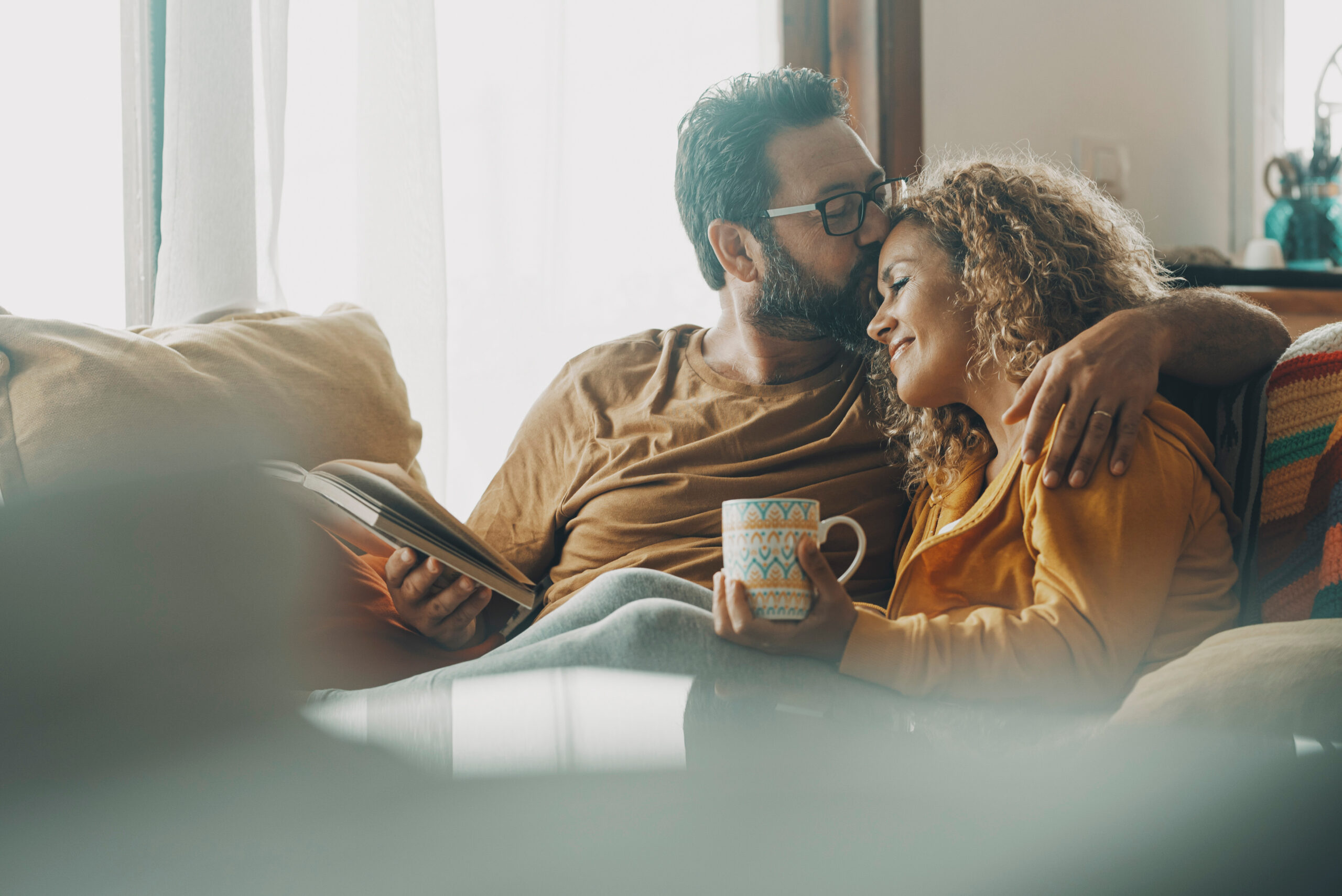 Couple Spending Time in Their New Home Banner Image