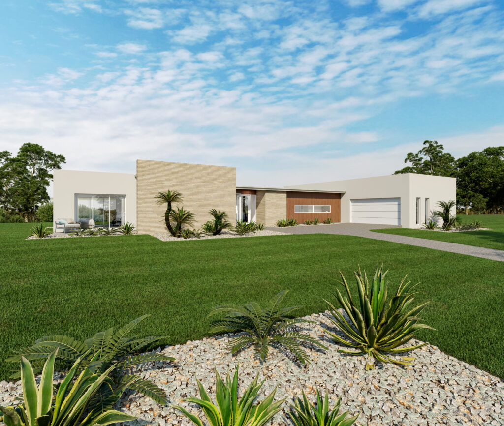 Front View of Aspen 338 Palmetto Home Design in Australia