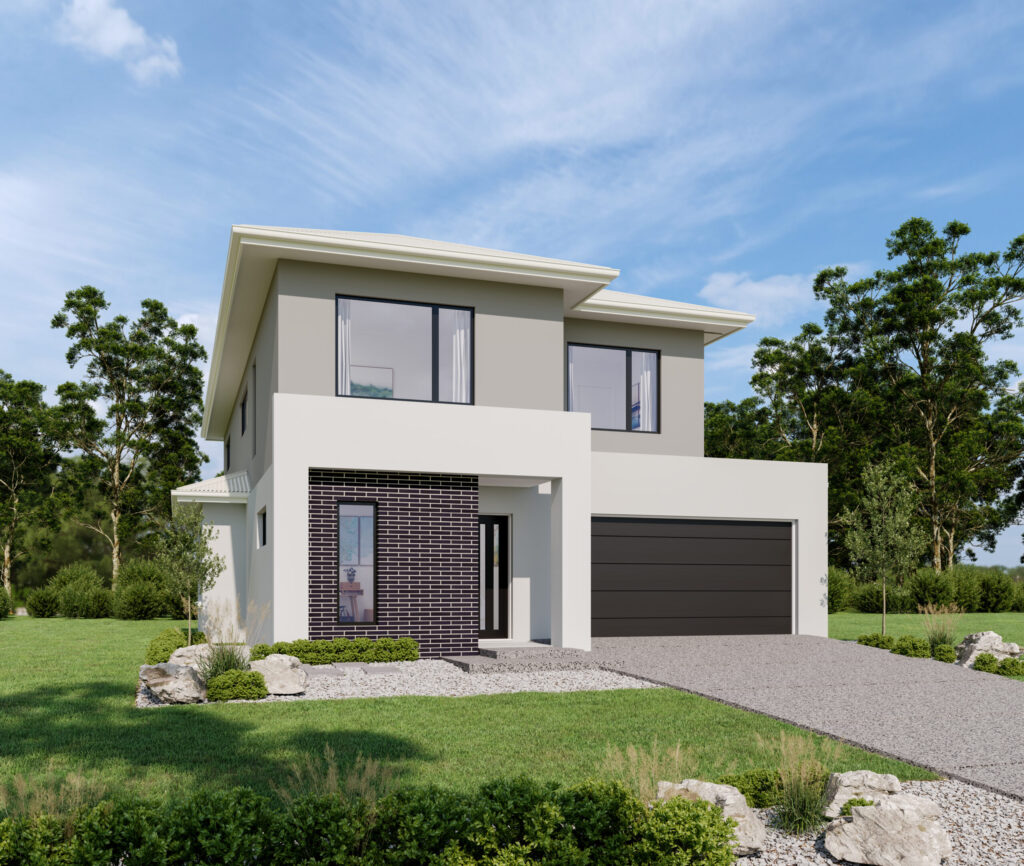 Modern Belmont 300 Hip House and Land Package by Stonewood Homes Australia