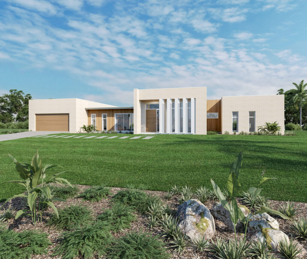 Scottsdale Palmetto Exterior Home Design in Australia