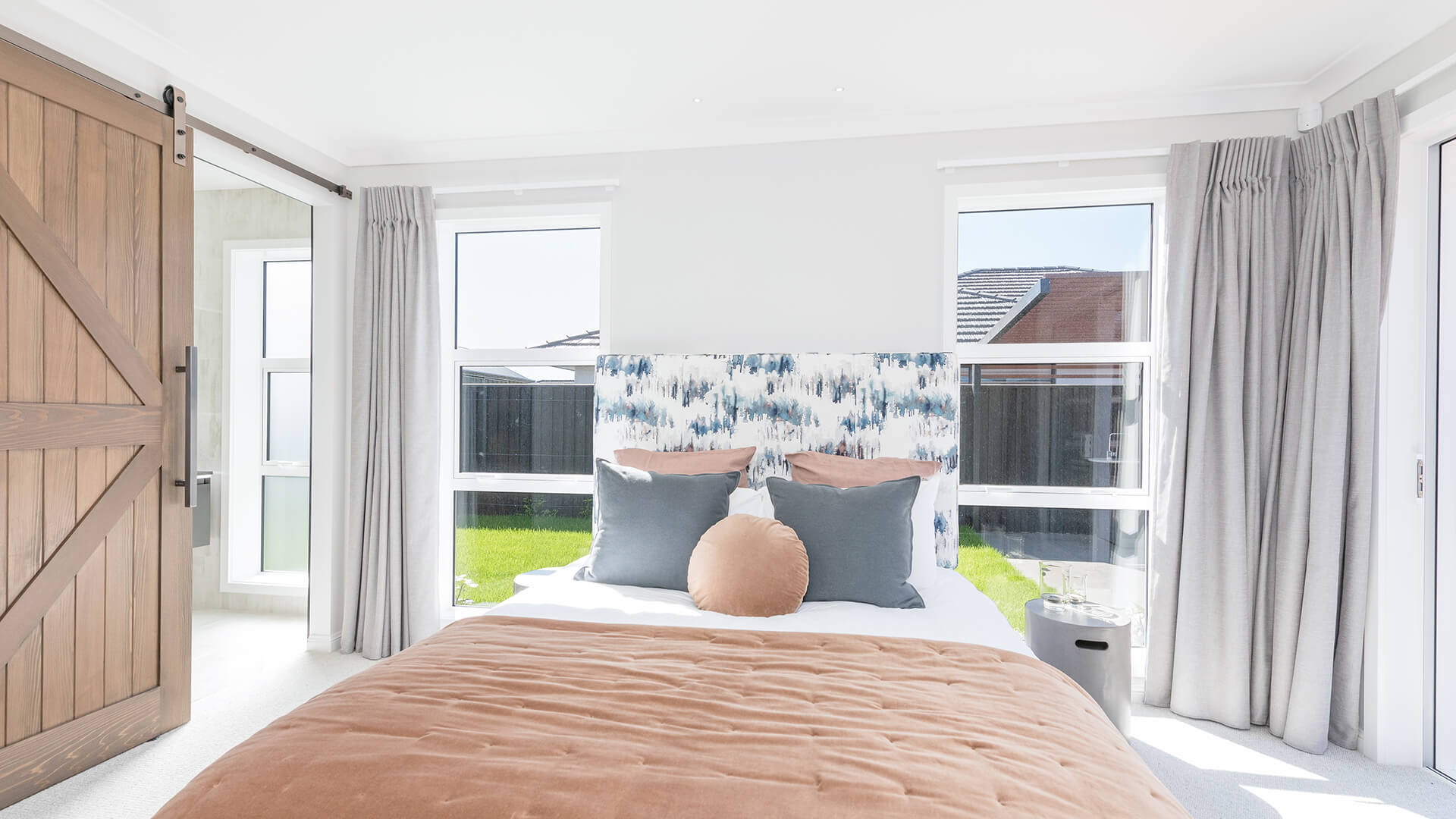 Modern Bedroom Design Featured in a Display Home in Australia